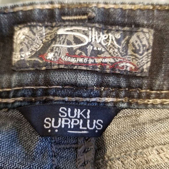 Silver NEW Suki Surplus Flare Bootcut Midrise Jeans NWOT Plus Size 32 x 30 - Picture 9 of 16